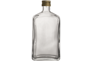 Бутылка стеклянная "Флинт" с пробкой, 0,5 л