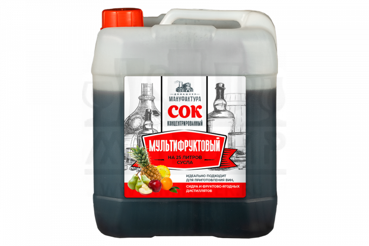 Концентрированный сок Домашняя Мануфактура "Мультифруктовый", 5 кг