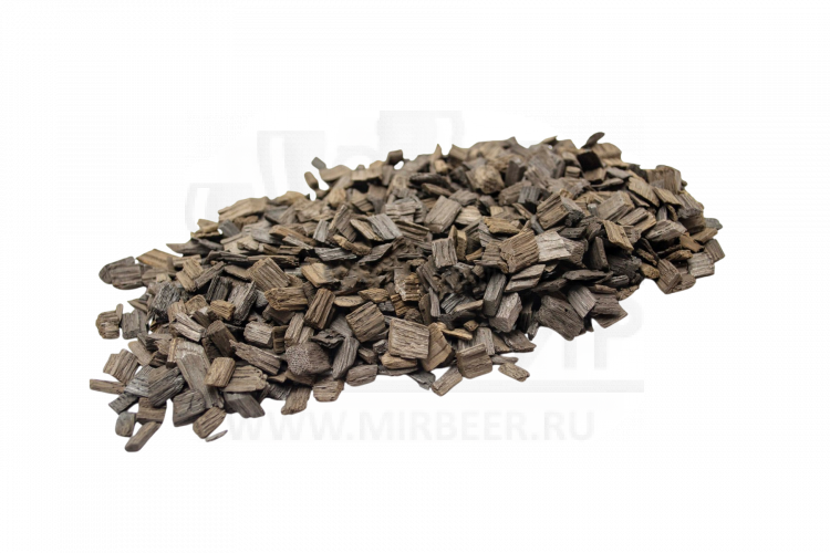 Щепа дубовая (стружка), сильн.обжиг, 500 г.