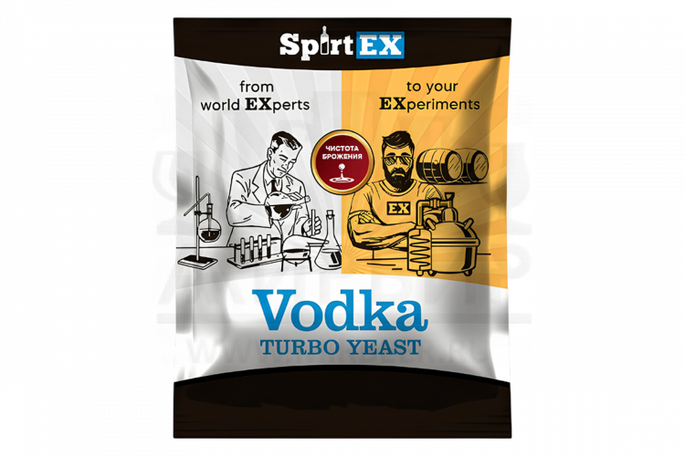 Дрожжи спиртовые SPIRTEX Vodka 66г.