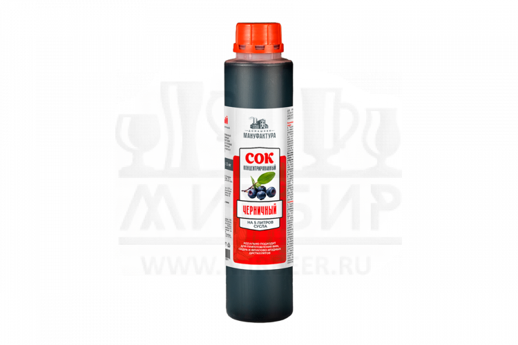 Концентрированный сок Домашняя Мануфактура "Черничный", 1 кг