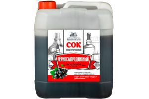 Концентрированный сок Домашняя Мануфактура "Черносмородиновый", 5 кг