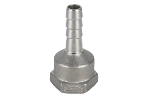 Переходник 1/2" внутренняя резьба - "елочка" 10 мм, нерж. сталь