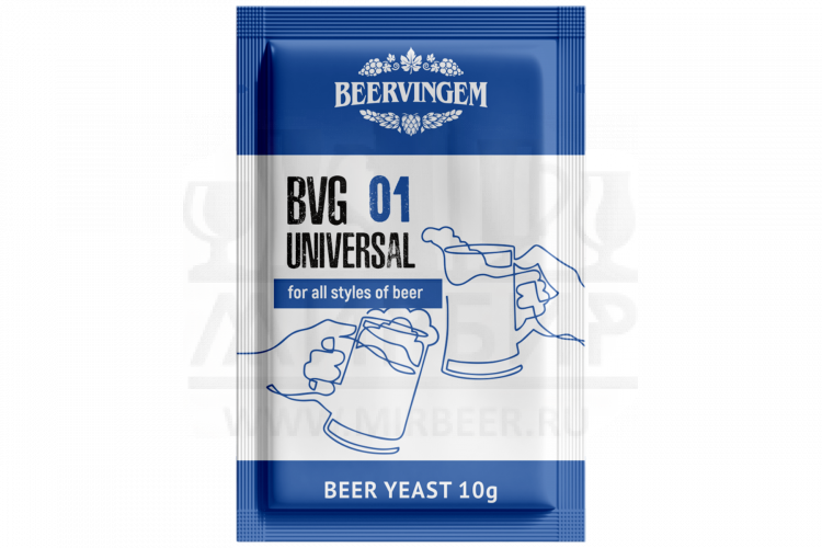 Пивные дрожжи Beervingem универсальные "Universal BVG-01", 10 г