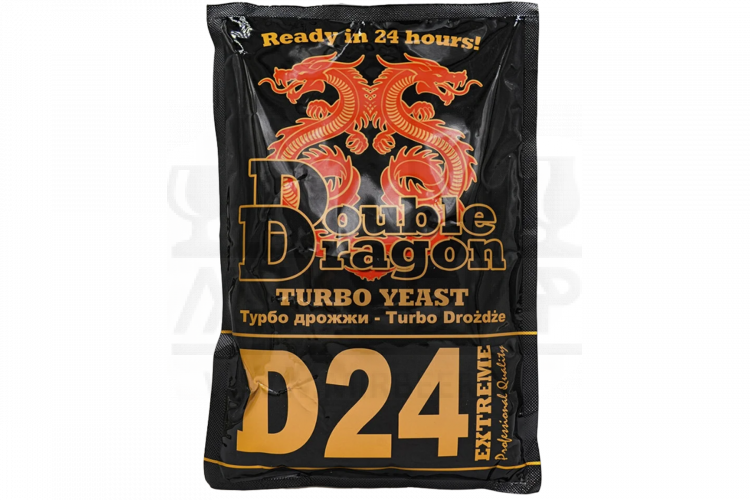 Спиртовые дрожжи Double Dragon "24 Turbo", 178 г