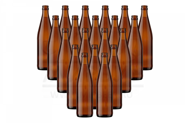 Бутылка пивная КПД-21-500-ТВ-О 0,5л. темная 20 шт в картонной коробке